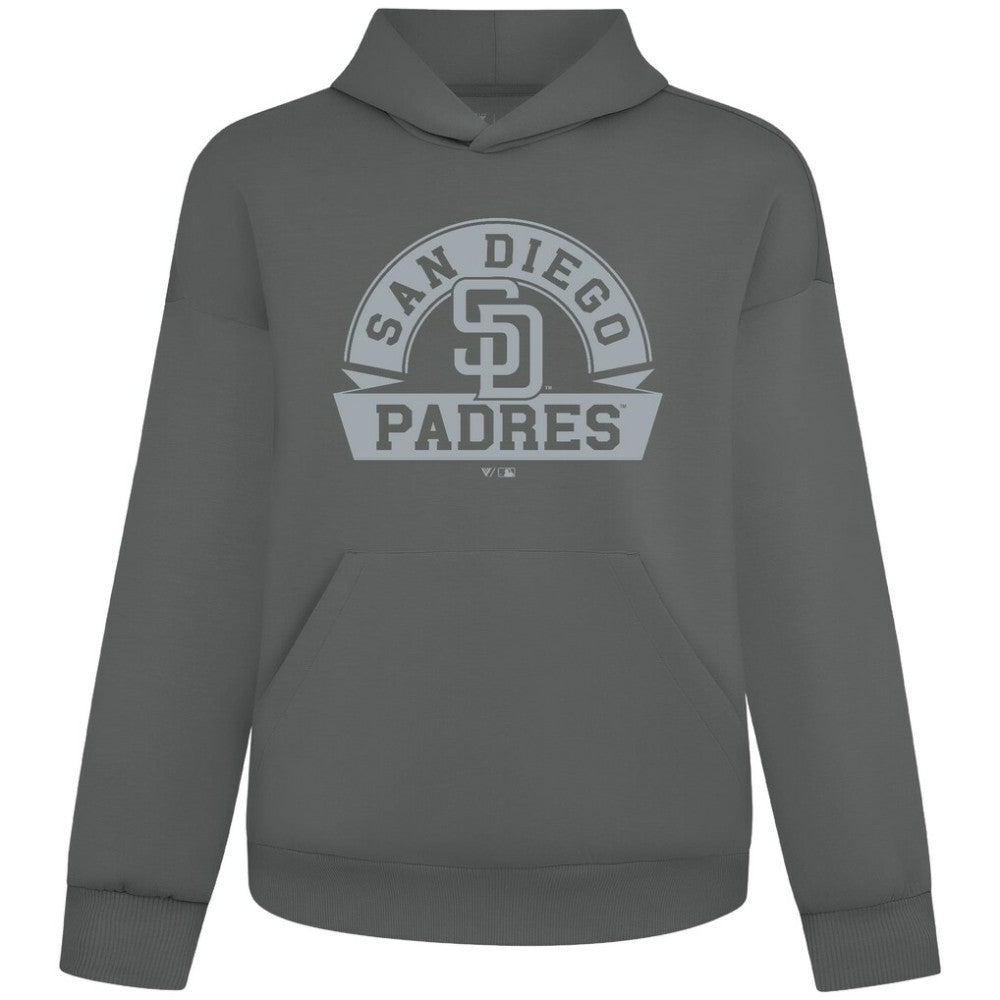 San Diego Padres Levelwear Luxe Signature Banner Arch Tri-Blend Hoodie - MLB