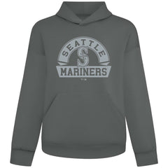 Seattle Mariners Levelwear Luxe Signature Banner Arch Tri-Blend Hoodie - MLB