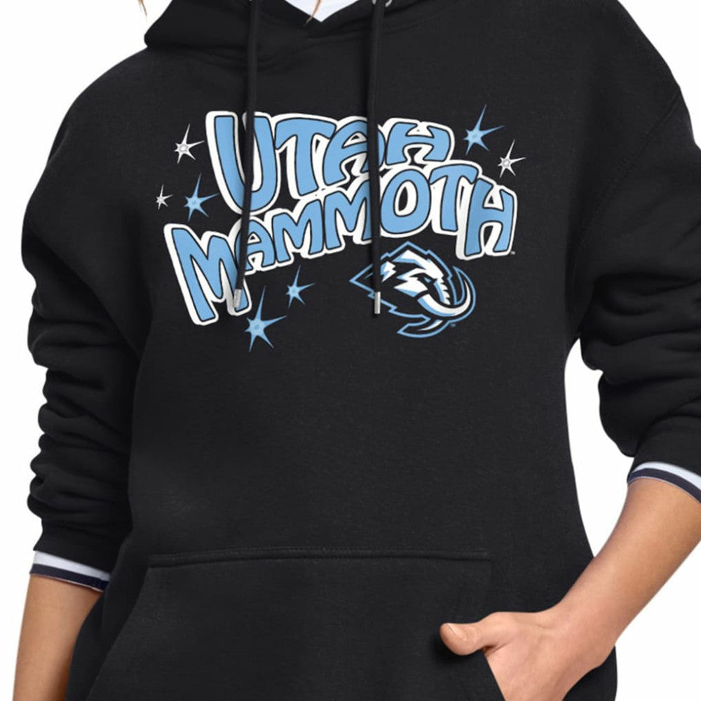 Utah Mammoth Starter Women's Fireworks Fleece Hoodie - Black - NHL