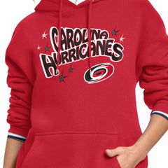 Carolina Hurricanes Starter Women's Fireworks Fleece Hoodie - Red - NHL