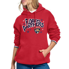 Florida Panthers Starter Women's Fireworks Fleece Hoodie - Red - NHL
