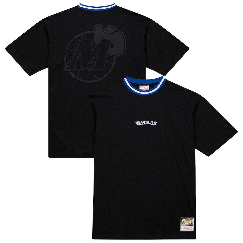 Dallas Mavericks Hardwood Classics Nights Playmaker T-Shirt Black - NBA