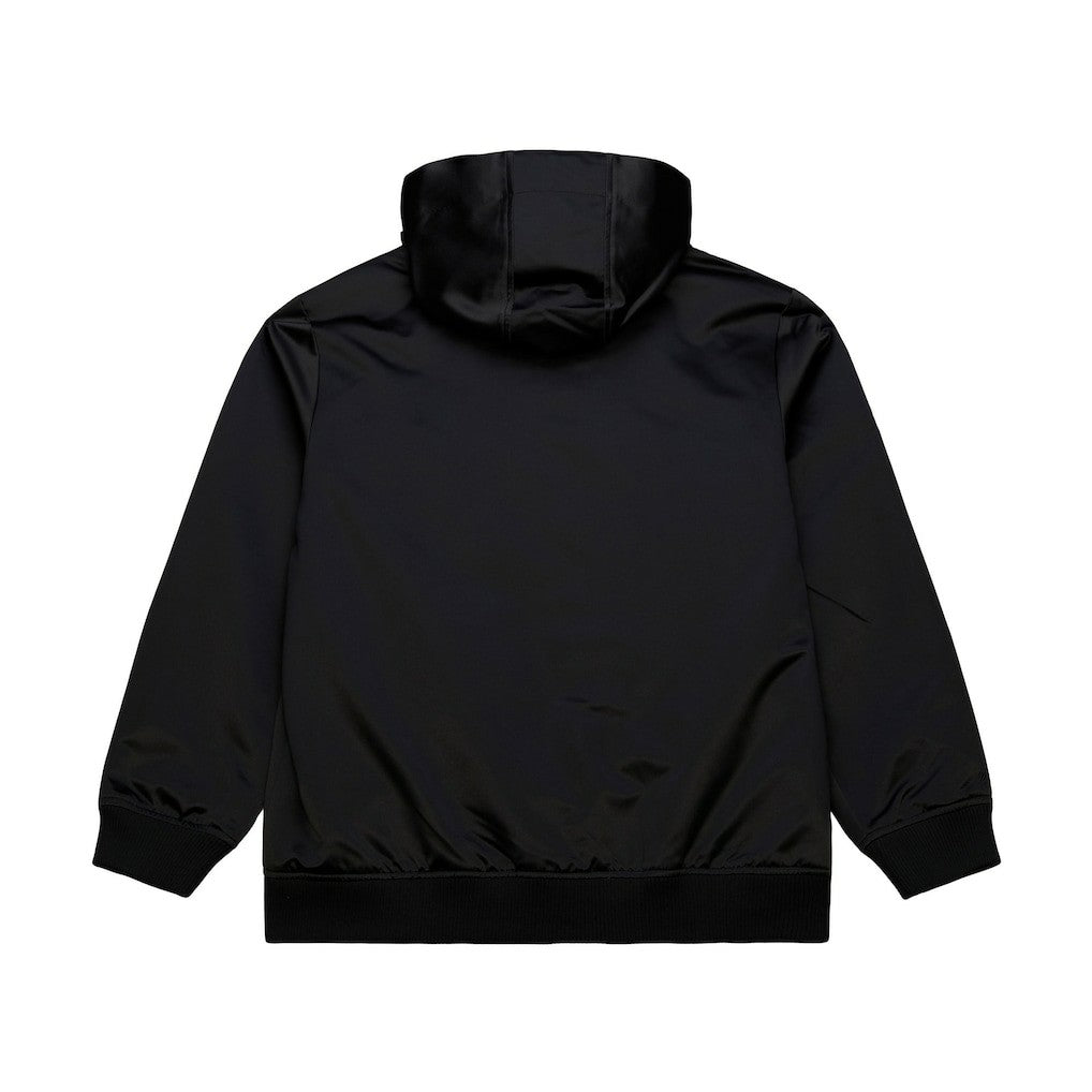 Cleveland Cavaliers Hardwood Classics Nights Walk the Tunnel Satin Bomber Full-Snap Hooded Jacket Black - NBA