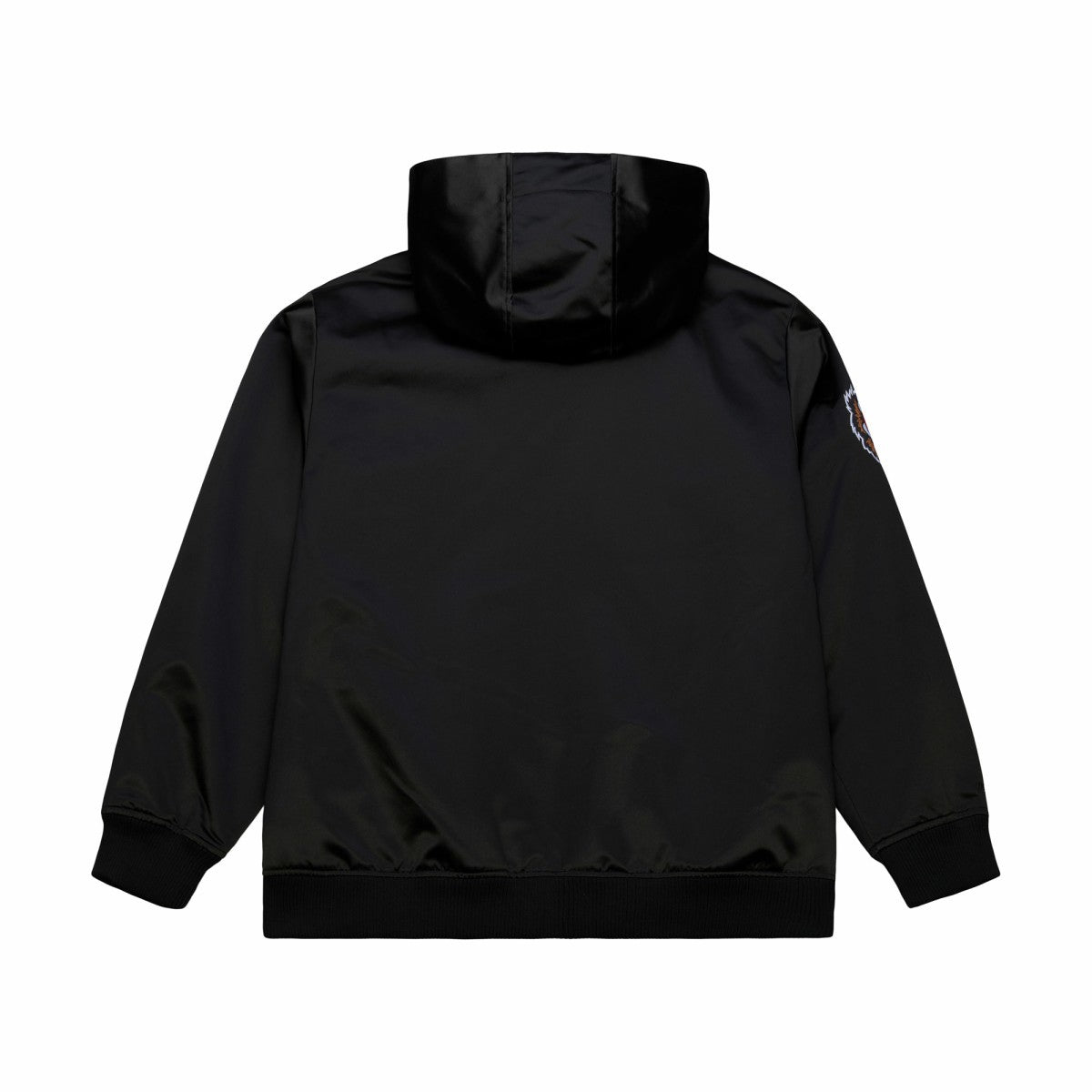 Memphis Grizzlies Hardwood Classics Nights Walk the Tunnel Satin Bomber Full-Snap Hooded Jacket Black - NBA
