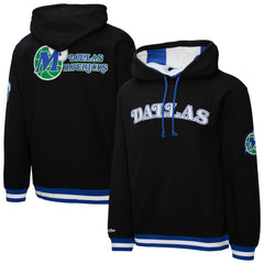 Dallas Mavericks Hardwood Classics Nights Playmaker Fleece Hoodie Black - NBA