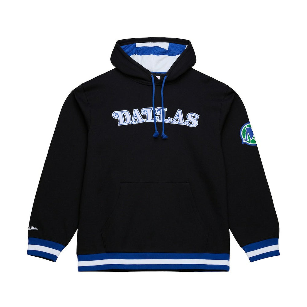 Dallas Mavericks Hardwood Classics Nights Playmaker Fleece Hoodie Black - NBA
