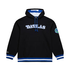 Dallas Mavericks Hardwood Classics Nights Playmaker Fleece Hoodie Black - NBA