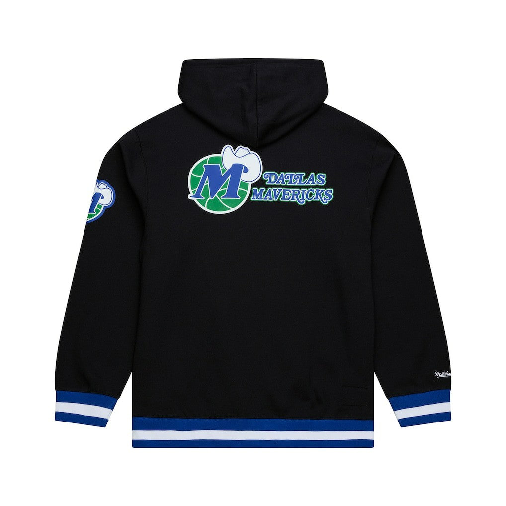 Dallas Mavericks Hardwood Classics Nights Playmaker Fleece Hoodie Black - NBA