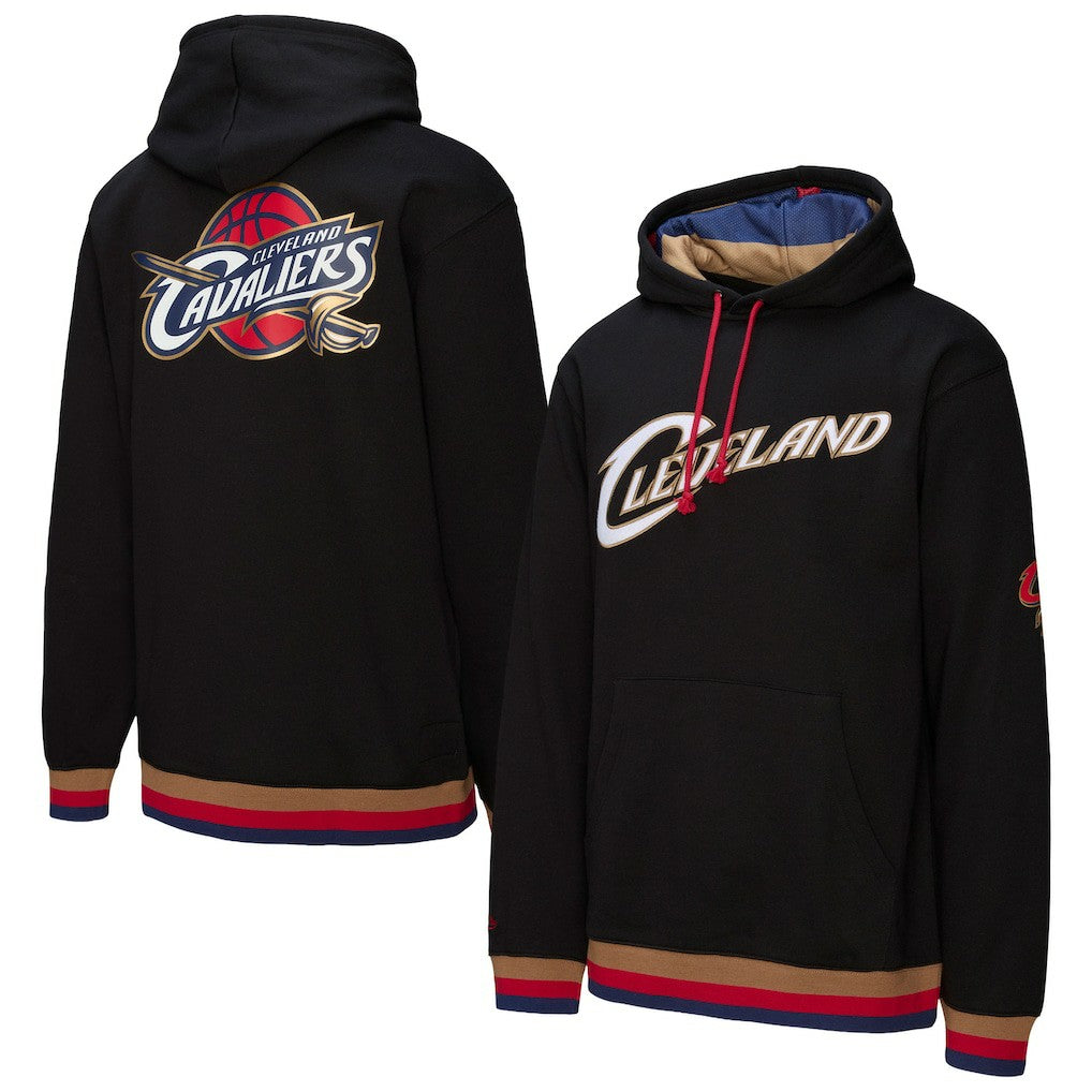 Cleveland Cavaliers Hardwood Classics Nights Playmaker Fleece Hoodie Black - NBA