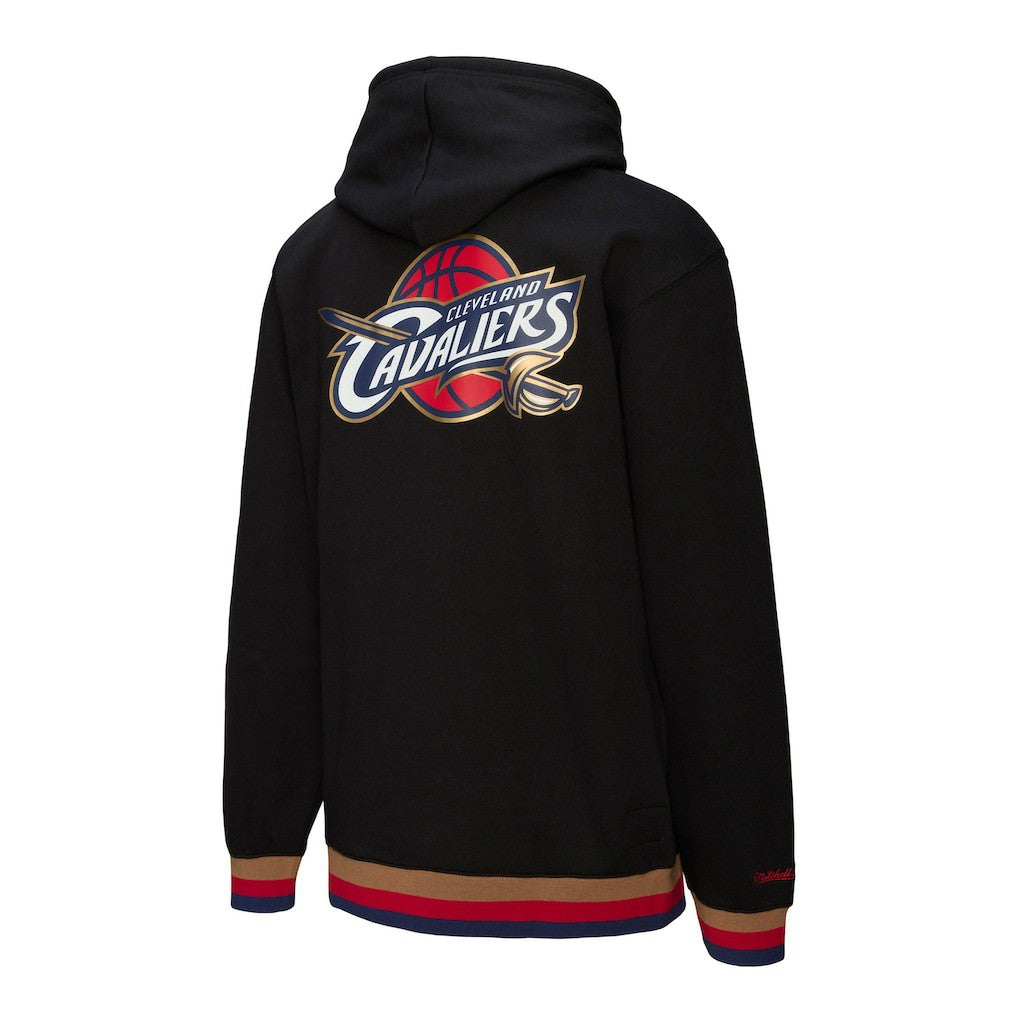 Cleveland Cavaliers Hardwood Classics Nights Playmaker Fleece Hoodie Black - NBA