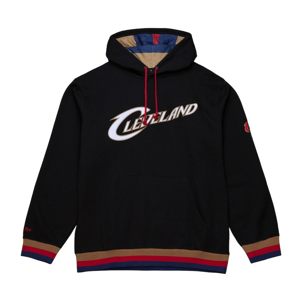 Cleveland Cavaliers Hardwood Classics Nights Playmaker Fleece Hoodie Black - NBA
