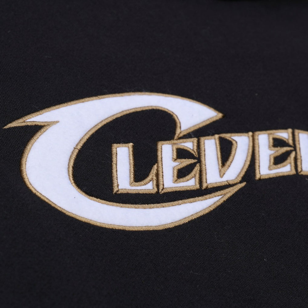 Cleveland Cavaliers Hardwood Classics Nights Playmaker Fleece Hoodie Black - NBA