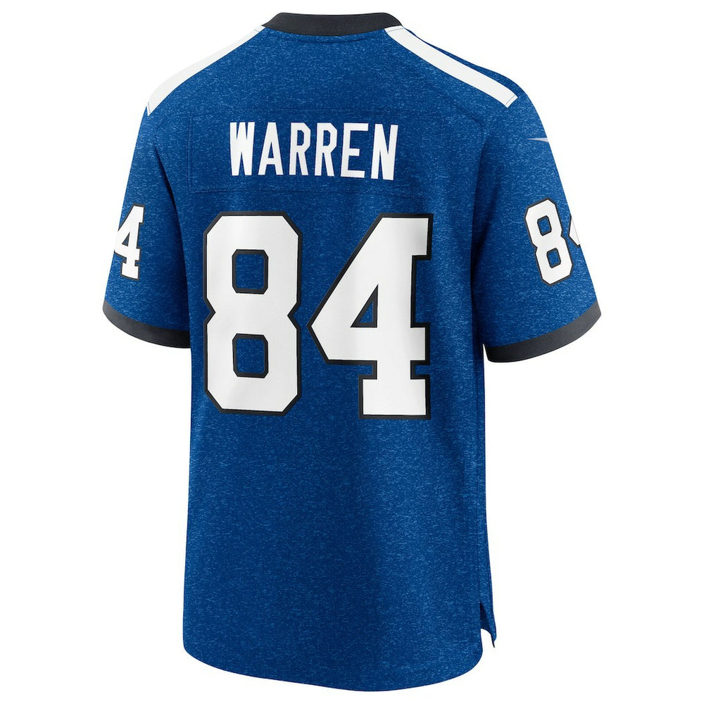 Tyler Warren Indianapolis Colts Alternate 2 Indiana Nights Game Jersey Heather Royal | Nike for Sale