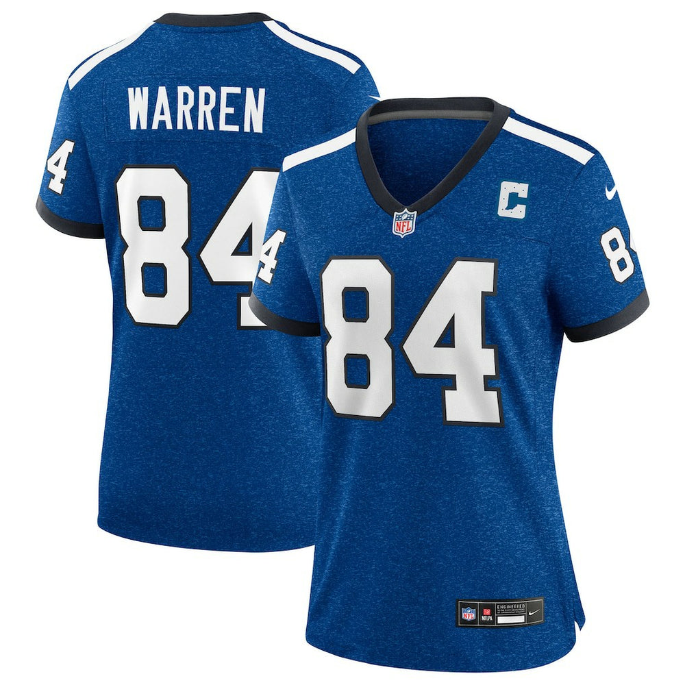 Tyler Warren Indianapolis Colts Women's Alternate 2 Indiana Nights Game Jersey Heather Royal | Nike for Sale