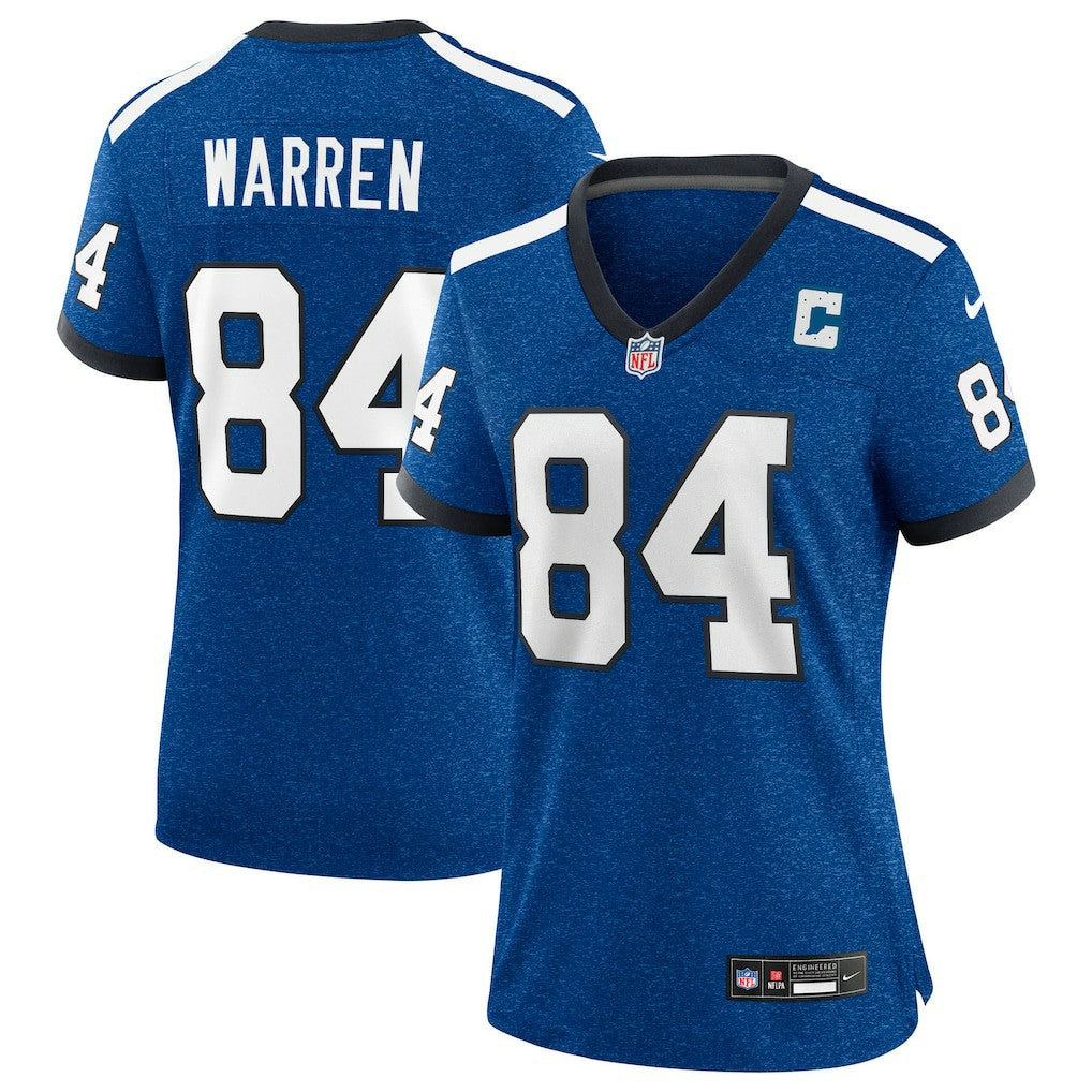 Tyler Warren Indianapolis Colts Women's Alternate 2 Indiana Nights Game Jersey Heather Royal | Nike for Sale