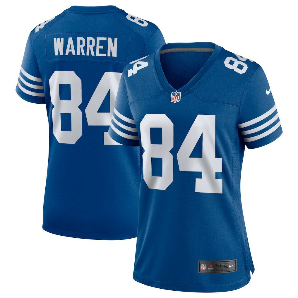 Tyler Warren Indianapolis Colts Women's Alternate Game Jersey Royal | Nike for Sale