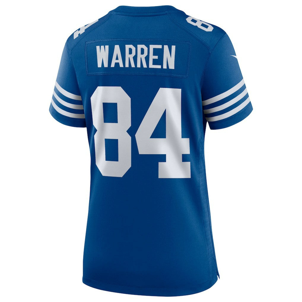 Tyler Warren Indianapolis Colts Women's Alternate Game Jersey Royal | Nike for Sale