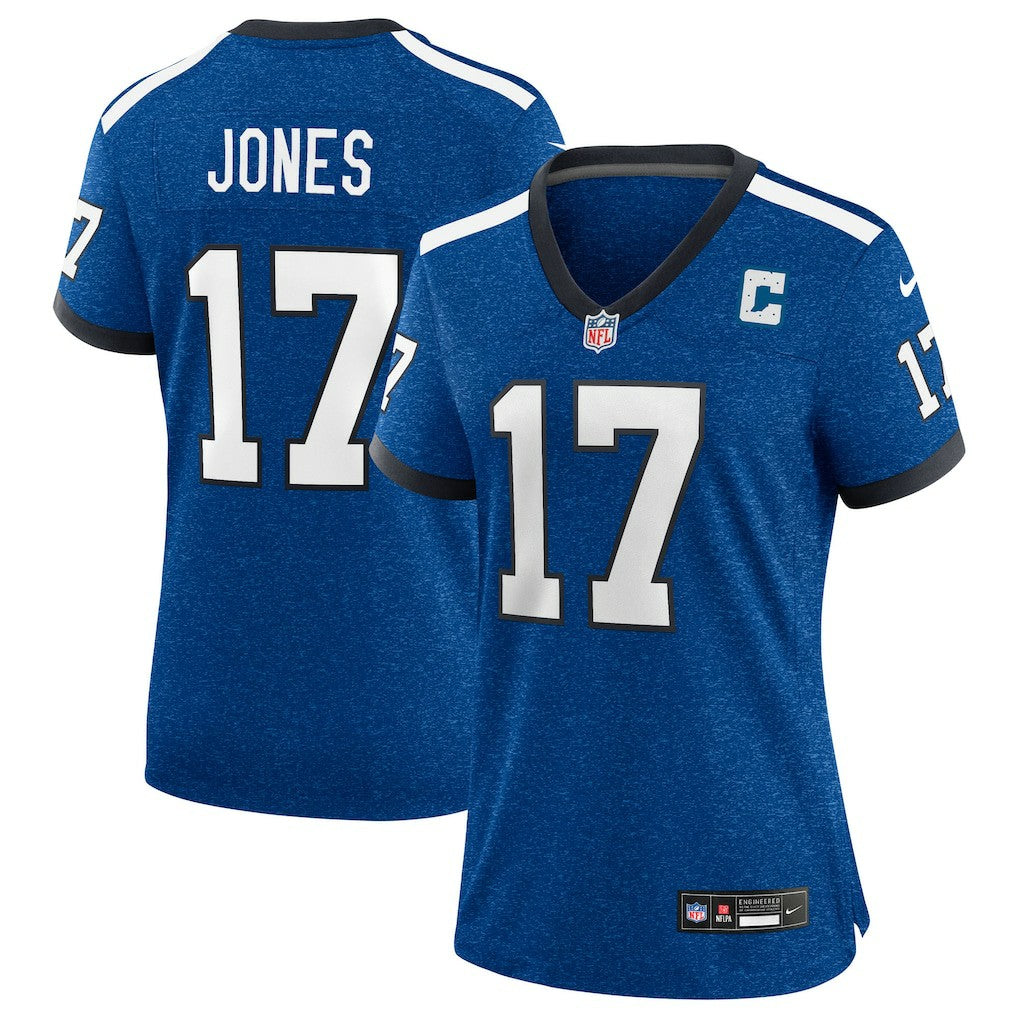 Daniel Jones Indianapolis Colts Women's Alternate 2 Indiana Nights Game Jersey Heather Royal | Nike for Sale