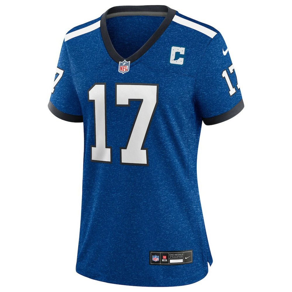 Daniel Jones Indianapolis Colts Women's Alternate 2 Indiana Nights Game Jersey Heather Royal | Nike for Sale