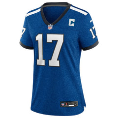 Daniel Jones Indianapolis Colts Women's Alternate 2 Indiana Nights Game Jersey Heather Royal | Nike for Sale