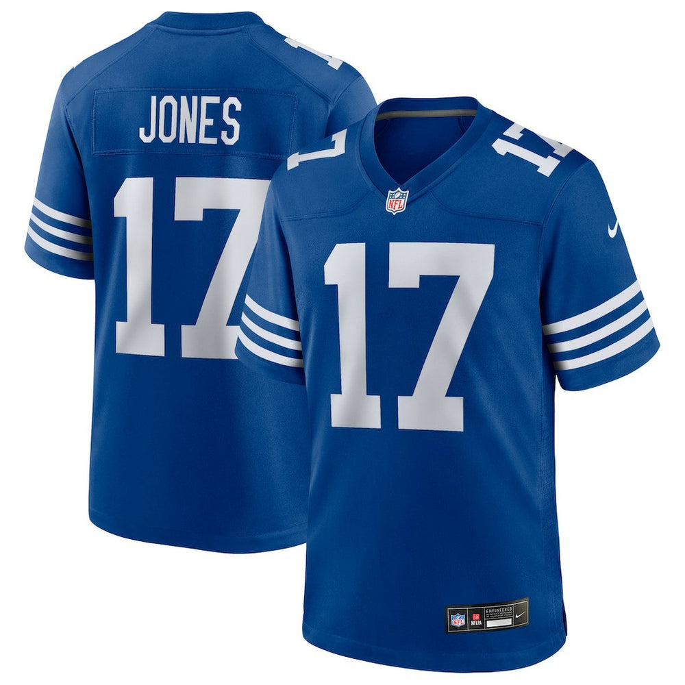 Daniel Jones Indianapolis Colts Alternate Game Jersey Royal | Nike for Sale