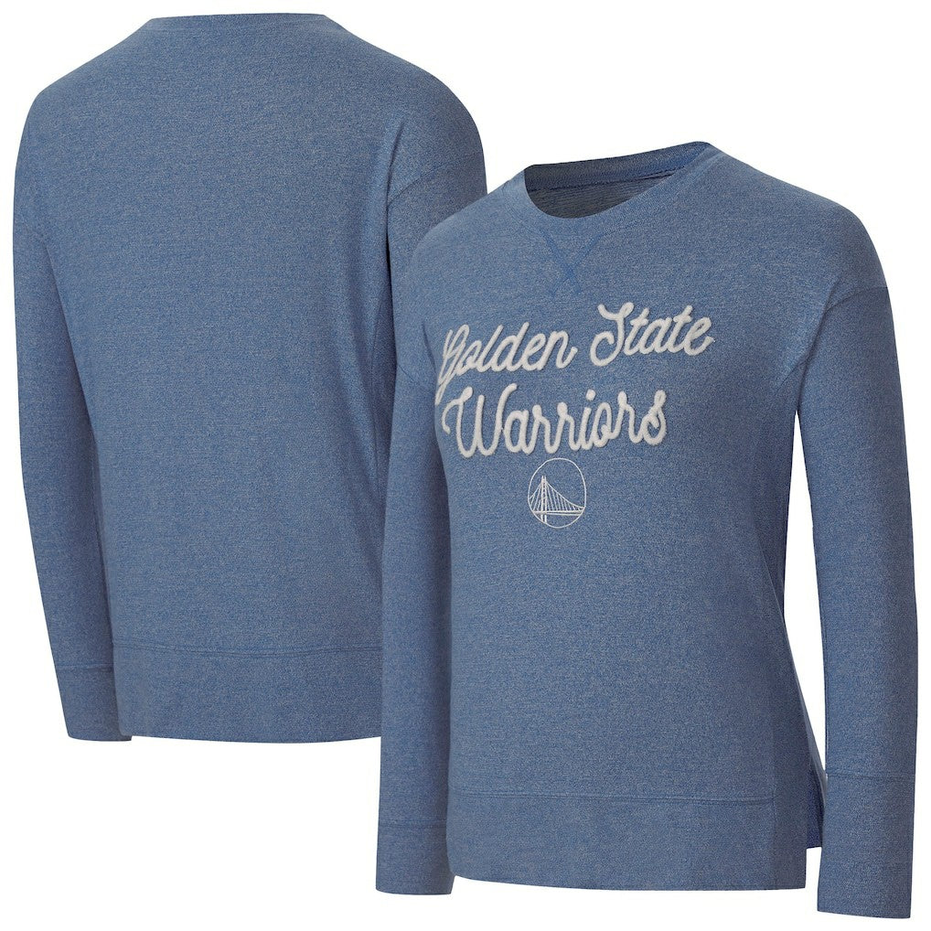 Golden State Warriors Concepts Sport Women's Rigor Long Sleeve Jersey T-Shirt Royal - NBA