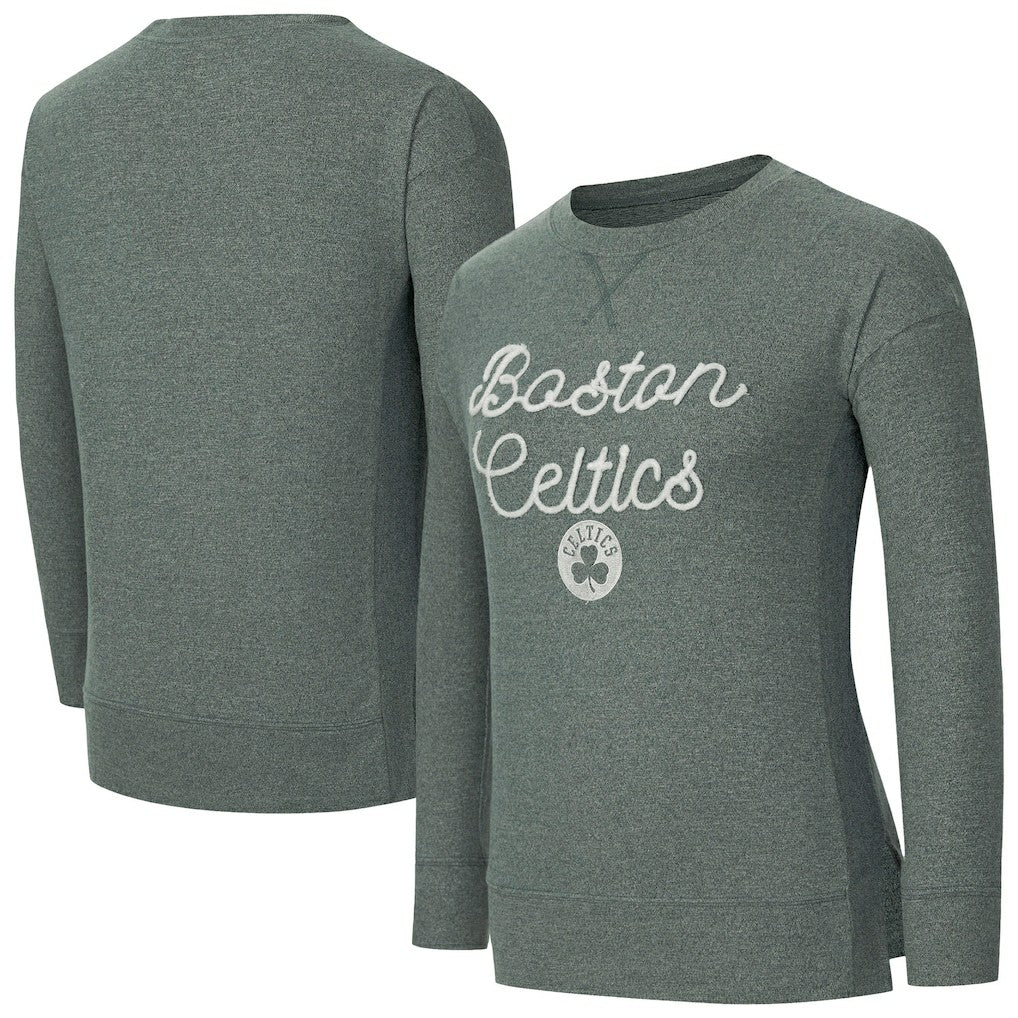 Boston Celtics Concepts Sport Women's Rigor Long Sleeve Jersey T-Shirt Hunter Green - NBA
