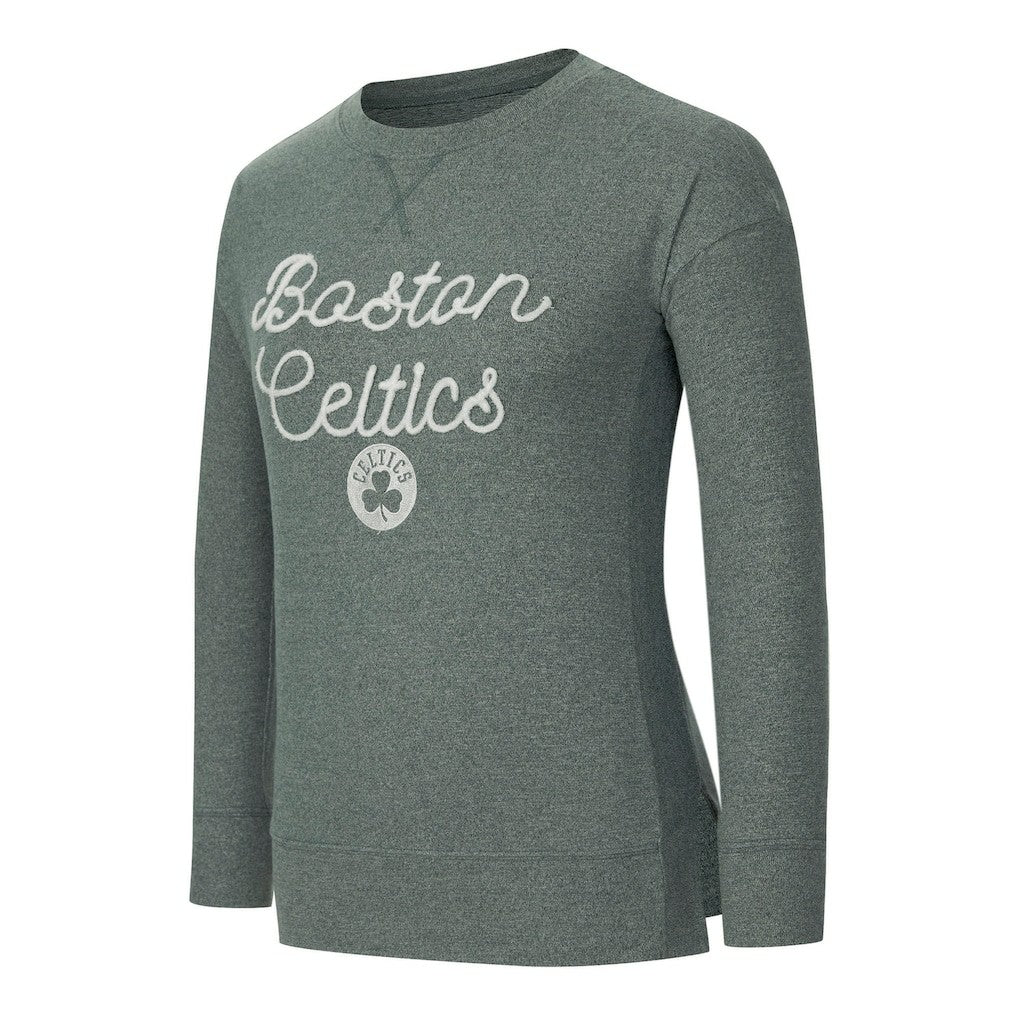 Boston Celtics Concepts Sport Women's Rigor Long Sleeve Jersey T-Shirt Hunter Green - NBA