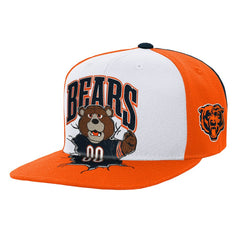 Chicago Bears Youth Team Mascot Snapback Hat White | Mitchell & Ness
