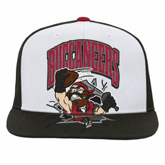 Tampa Bay Buccaneers Youth Team Mascot Snapback Hat White | Mitchell & Ness