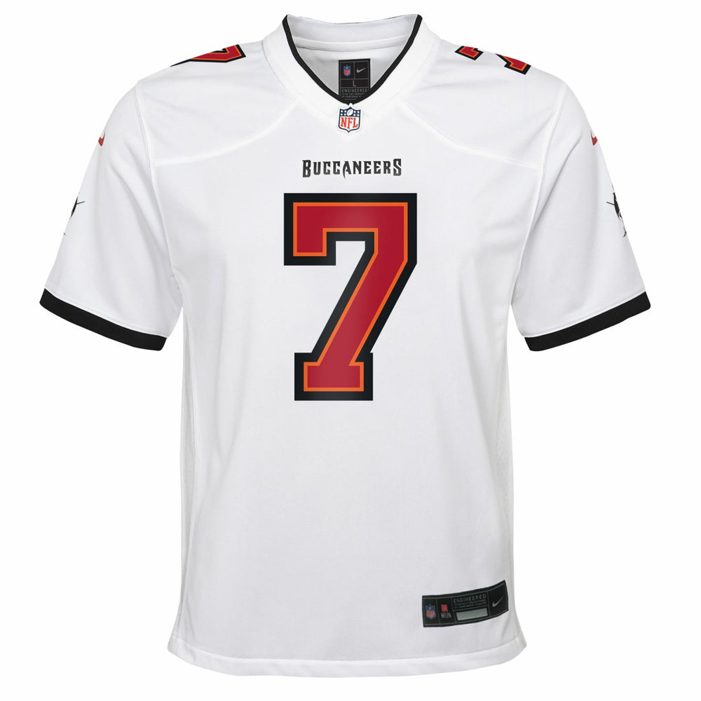 Bucky Irving Tampa Bay Buccaneers Youth White Game Jersey White | Nike for Sale