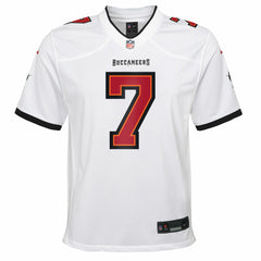 Bucky Irving Tampa Bay Buccaneers Youth White Game Jersey White | Nike for Sale