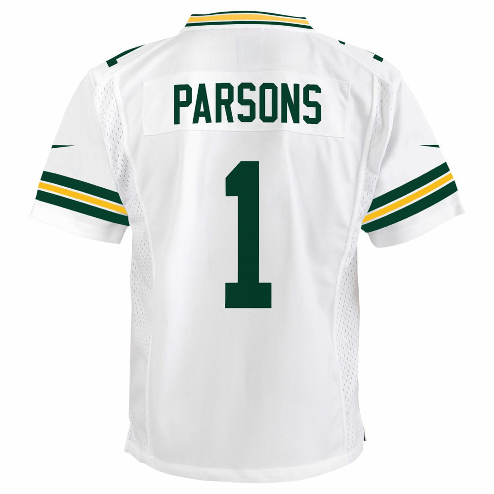Micah Parsons Green Bay Packers Youth White Game Jersey White | Nike for Sale