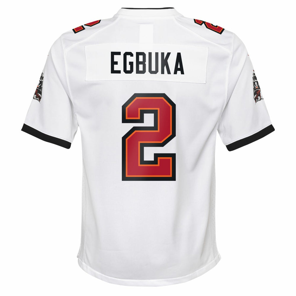Emeka Egbuka Tampa Bay Buccaneers Youth White Game Jersey White | Nike for Sale