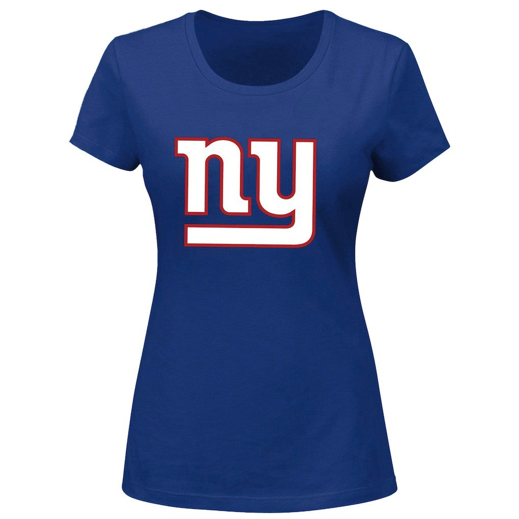 Cam Skattebo New York Giants Women's Plus Size Name & Number Scoop Neck T-Shirt Royal | Fanatics