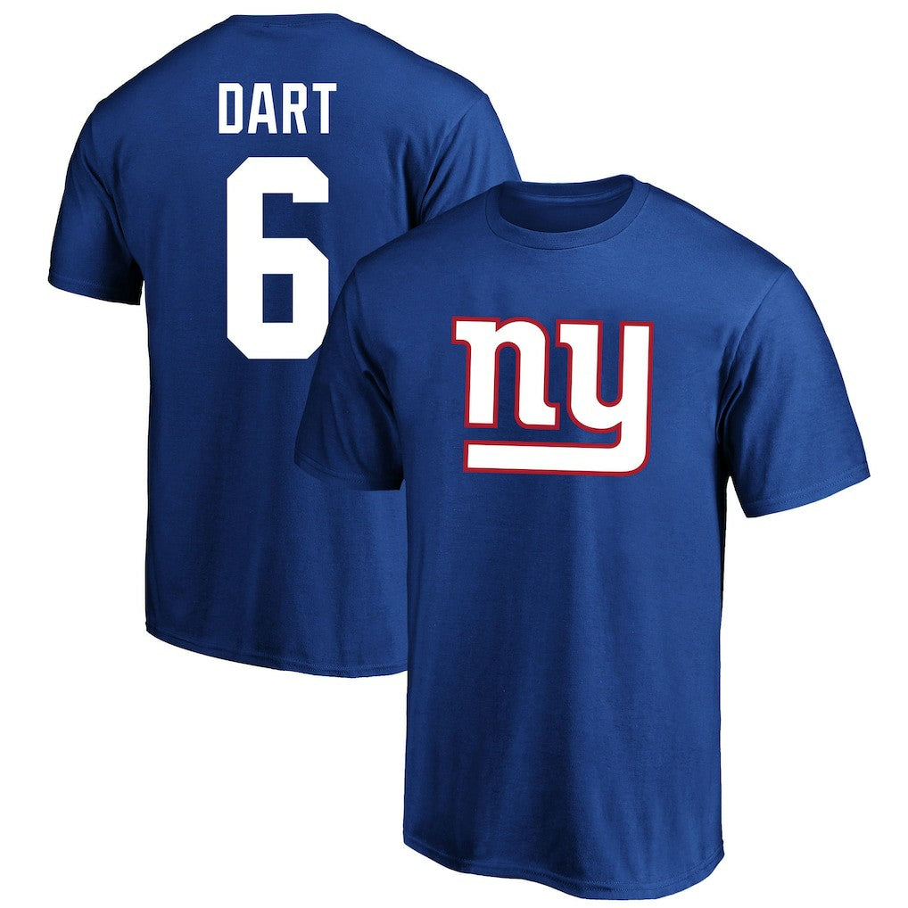 Jaxson Dart New York Giants Big & Tall Player Name & Number T-Shirt Royal | Fanatics