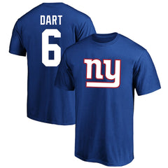 Jaxson Dart New York Giants Big & Tall Player Name & Number T-Shirt Royal | Fanatics