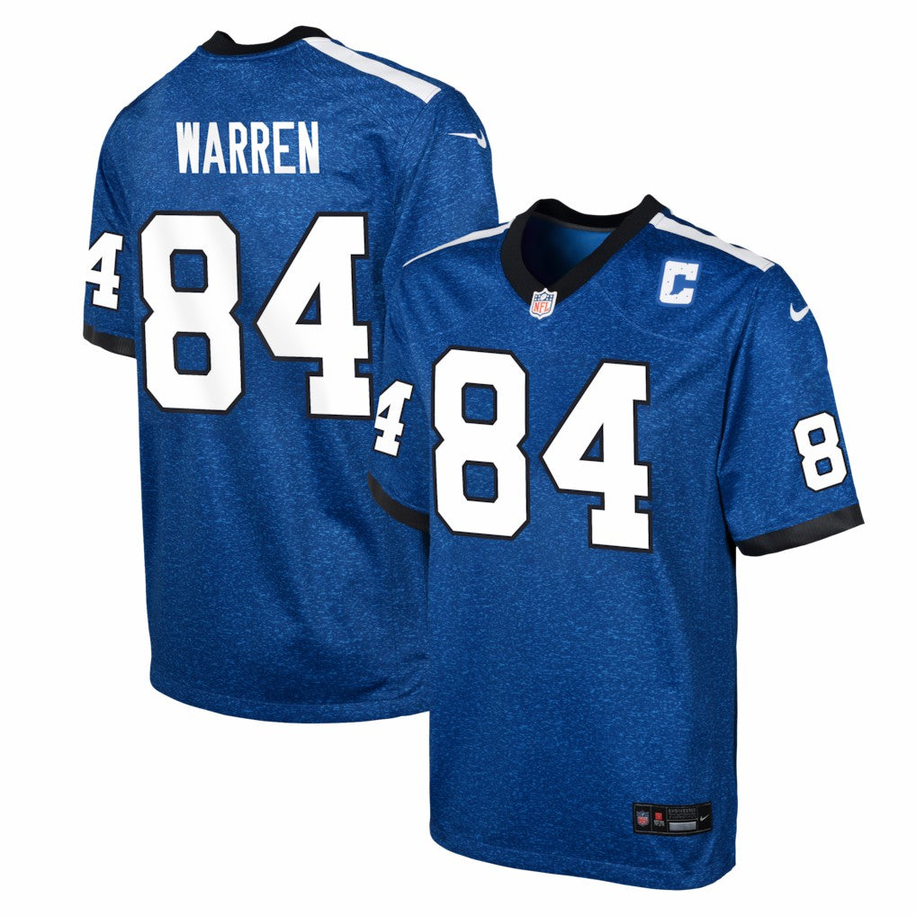 Tyler Warren Indianapolis Colts Youth Alternate 2 Game Jersey Royal | Nike for Sale