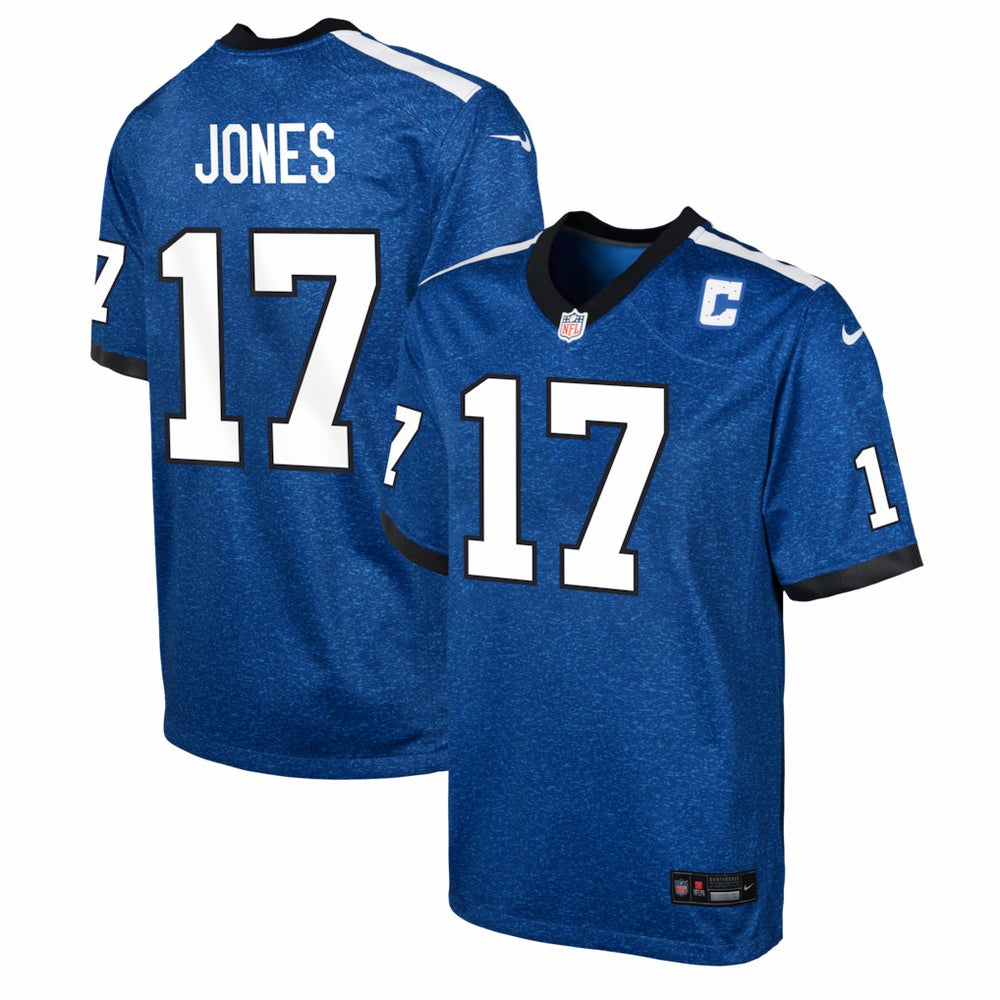 Daniel Jones Indianapolis Colts Youth Alternate 2 Game Jersey Royal | Nike for Sale