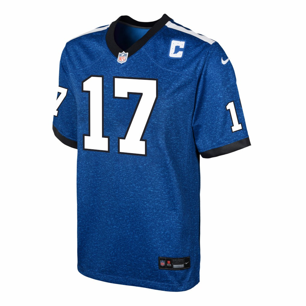 Daniel Jones Indianapolis Colts Youth Alternate 2 Game Jersey Royal | Nike for Sale