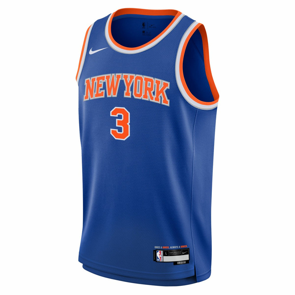 Josh Hart New York Knicks Youth Swingman Jersey Icon Edition Blue - NBA