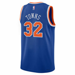 Karl-Anthony Towns New York Knicks Youth Swingman Jersey Icon Edition Blue - NBA