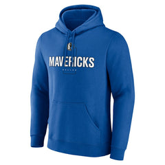 Dallas Mavericks Center Court Name & Number Custom Hoodie Blue - NBA
