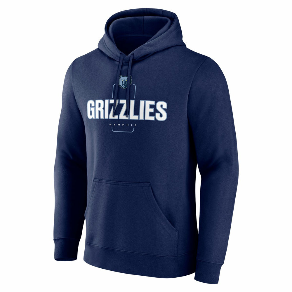 Memphis Grizzlies Center Court Name & Number Custom Hoodie Navy - NBA