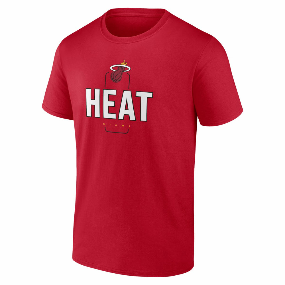Miami Heat Center Court Name & Number Custom T-Shirt Red - NBA