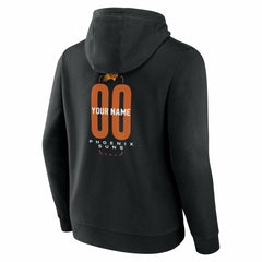 Phoenix Suns Center Court Name & Number Custom Hoodie Black - NBA