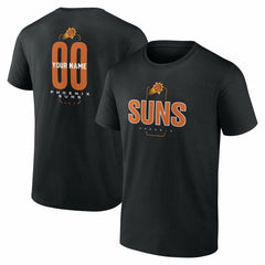 Phoenix Suns Center Court Name & Number Custom T-Shirt Black - NBA