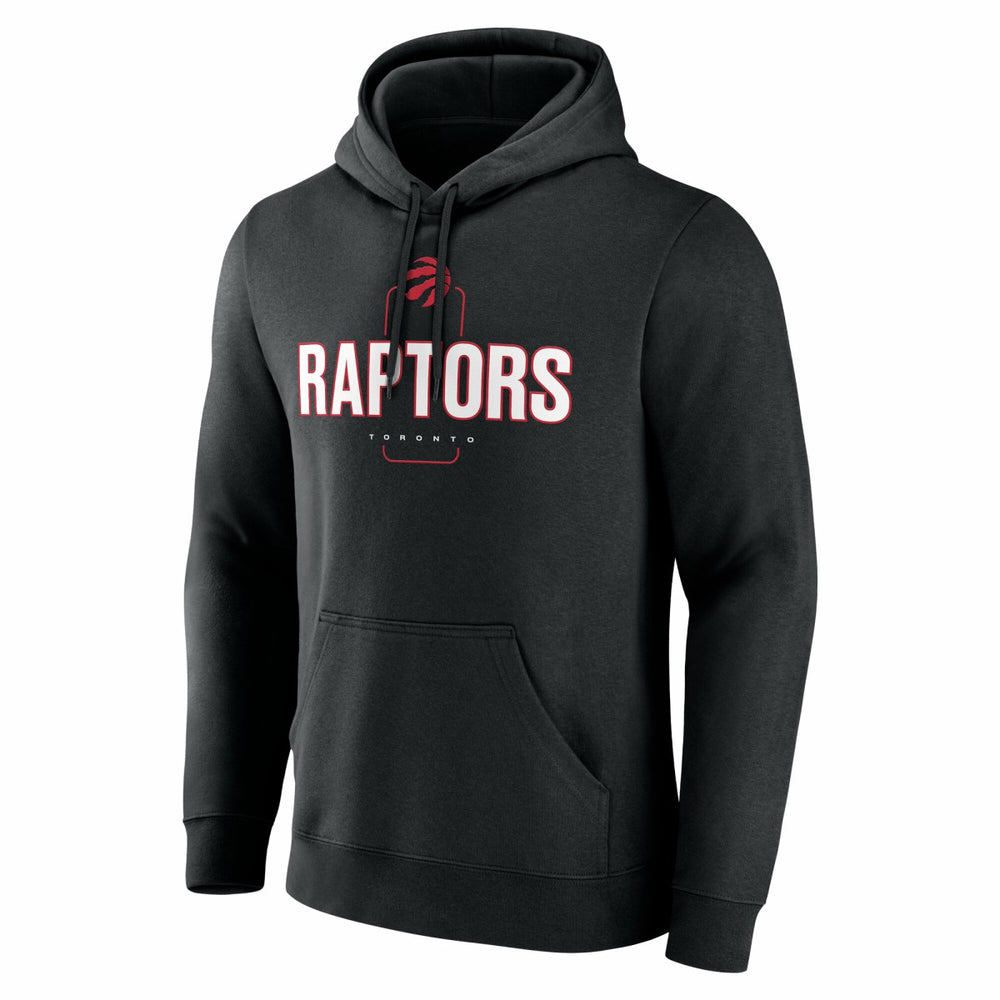 Toronto Raptors Center Court Name & Number Custom Hoodie Black - NBA
