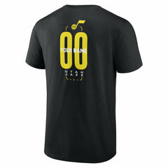 Utah Jazz Center Court Name & Number Custom T-Shirt Black - NBA