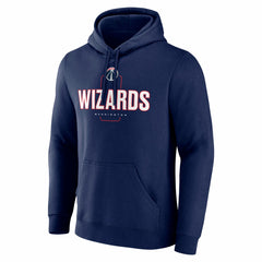 Washington Wizards Center Court Name & Number Custom Hoodie Navy - NBA